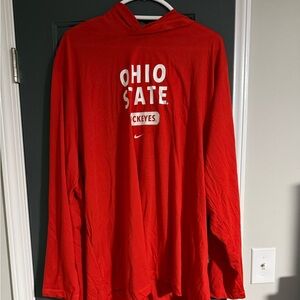Nike Ohio State Red Hoodie